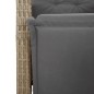 vidaXL 7-tlg. Garten-Essgruppe mit Kissen Beige Poly Rattan vidaXL 7-tlg. Garten-Essgruppe mit Kissen Beige Poly Rattan