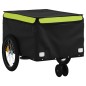vidaXL Fahrradanhänger Schwarz und Grün 30 kg Eisen vidaXL Fahrradanhänger Schwarz und Grün 30 kg Eisen