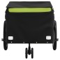 vidaXL Fahrradanhänger Schwarz und Grün 30 kg Eisen vidaXL Fahrradanhänger Schwarz und Grün 30 kg Eisen