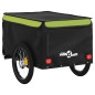 vidaXL Fahrradanhänger Schwarz und Grün 30 kg Eisen vidaXL Fahrradanhänger Schwarz und Grün 30 kg Eisen