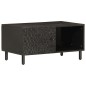 vidaXL Couchtisch Schwarz 80x50x40 cm Massivholz Mango vidaXL Couchtisch Schwarz 80x50x40 cm Massivholz Mango