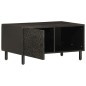 vidaXL Couchtisch Schwarz 80x50x40 cm Massivholz Mango vidaXL Couchtisch Schwarz 80x50x40 cm Massivholz Mango
