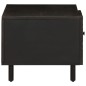 vidaXL Couchtisch Schwarz 80x50x40 cm Massivholz Mango vidaXL Couchtisch Schwarz 80x50x40 cm Massivholz Mango