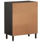 vidaXL Beistellschrank Schwarz 60x33x75 cm Massivholz Mango vidaXL Beistellschrank Schwarz 60x33x75 cm Massivholz Mango