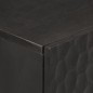 vidaXL Beistellschrank Schwarz 60x33x75 cm Massivholz Mango vidaXL Beistellschrank Schwarz 60x33x75 cm Massivholz Mango