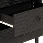 vidaXL Nachttisch Schwarz 50x33x60 cm Massivholz Mango vidaXL Nachttisch Schwarz 50x33x60 cm Massivholz Mango
