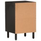 vidaXL Badschrank Schwarz 38x33x58 cm Massivholz Mango vidaXL Badschrank Schwarz 38x33x58 cm Massivholz Mango