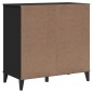vidaXL Kommode VIKEN Schwarz Holzwerkstoff vidaXL Kommode VIKEN Schwarz Holzwerkstoff