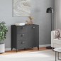 vidaXL Sideboard VIKEN Anthrazit 80x40x80 cm Holzwerkstoff vidaXL Sideboard VIKEN Anthrazit 80x40x80 cm Holzwerkstoff