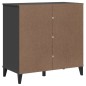 vidaXL Sideboard VIKEN Anthrazit 80x40x80 cm Holzwerkstoff vidaXL Sideboard VIKEN Anthrazit 80x40x80 cm Holzwerkstoff