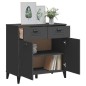 vidaXL Sideboard VIKEN Anthrazit 80x40x80 cm Holzwerkstoff vidaXL Sideboard VIKEN Anthrazit 80x40x80 cm Holzwerkstoff