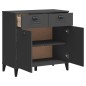 vidaXL Sideboard VIKEN Anthrazit 80x40x80 cm Holzwerkstoff vidaXL Sideboard VIKEN Anthrazit 80x40x80 cm Holzwerkstoff