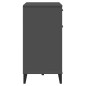 vidaXL Sideboard VIKEN Anthrazit 80x40x80 cm Holzwerkstoff vidaXL Sideboard VIKEN Anthrazit 80x40x80 cm Holzwerkstoff