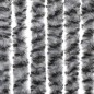 vidaXL Fliegenvorhang Grau, Schwarz und Weiß 100x220 cm Chenille vidaXL Fliegenvorhang Grau, Schwarz und Weiß 100x220 cm Chenille