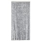 vidaXL Fliegenvorhang Grau, Schwarz und Weiß 90x220 cm Chenille vidaXL Fliegenvorhang Grau, Schwarz und Weiß 90x220 cm Chenille