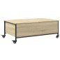 vidaXL Couchtisch mit Rollen Sonoma-Eiche 91x55x34 cm Holzwerkstoff vidaXL Couchtisch mit Rollen Sonoma-Eiche 91x55x34 cm Holzwerkstoff
