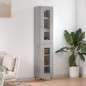Highboard Grau Sonoma 34,5x34x180 cm Holzwerkstoff Highboard Grau Sonoma 34,5x34x180 cm Holzwerkstoff