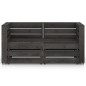 vidaXL 2-Sitzer Outdoor-Sofa Grau Imprägniertes Kiefernholz vidaXL 2-Sitzer Outdoor-Sofa Grau Imprägniertes Kiefernholz
