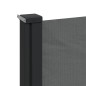 vidaXL Seitenmarkise Ausziehbar Anthrazit 117x300 cm vidaXL Seitenmarkise Ausziehbar Anthrazit 117x300 cm