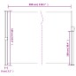 vidaXL Seitenmarkise Ausziehbar Anthrazit 160x300 cm vidaXL Seitenmarkise Ausziehbar Anthrazit 160x300 cm