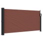 vidaXL Seitenmarkise Ausziehbar Braun 100x500 cm vidaXL Seitenmarkise Ausziehbar Braun 100x500 cm