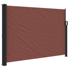vidaXL Seitenmarkise Ausziehbar Braun 140x500 cm
