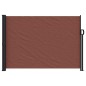 vidaXL Seitenmarkise Ausziehbar Braun 140x500 cm