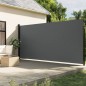vidaXL Seitenmarkise Ausziehbar Anthrazit 200x500 cm vidaXL Seitenmarkise Ausziehbar Anthrazit 200x500 cm