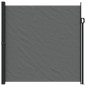 vidaXL Seitenmarkise Ausziehbar Anthrazit 200x500 cm vidaXL Seitenmarkise Ausziehbar Anthrazit 200x500 cm