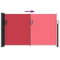 vidaXL Seitenmarkise Ausziehbar Rot 120x600 cm vidaXL Seitenmarkise Ausziehbar Rot 120x600 cm