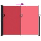 vidaXL Seitenmarkise Ausziehbar Rot 160x600 cm vidaXL Seitenmarkise Ausziehbar Rot 160x600 cm