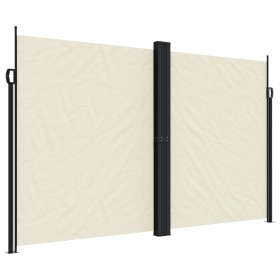 vidaXL Seitenmarkise Ausziehbar Creme 200x1200 cm