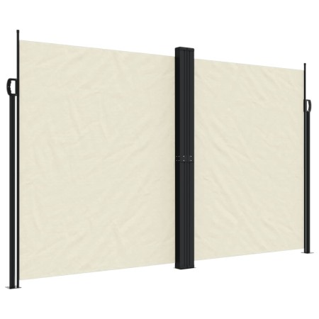 vidaXL Seitenmarkise Ausziehbar Creme 200x1200 cm