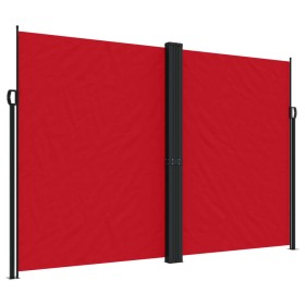 vidaXL Seitenmarkise Ausziehbar Rot 220x1200 cm