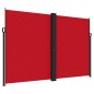 vidaXL Seitenmarkise Ausziehbar Rot 220x1200 cm vidaXL Seitenmarkise Ausziehbar Rot 220x1200 cm