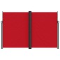 vidaXL Seitenmarkise Ausziehbar Rot 220x1200 cm vidaXL Seitenmarkise Ausziehbar Rot 220x1200 cm