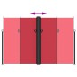 vidaXL Seitenmarkise Ausziehbar Rot 220x1200 cm vidaXL Seitenmarkise Ausziehbar Rot 220x1200 cm