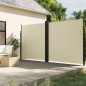 vidaXL Seitenmarkise Ausziehbar Creme 220x1200 cm vidaXL Seitenmarkise Ausziehbar Creme 220x1200 cm
