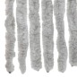vidaXL Fliegenvorhang Grau 90x220 cm Chenille vidaXL Fliegenvorhang Grau 90x220 cm Chenille