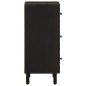 vidaXL Beistellschrank Schwarz 40x33x75 cm Massivholz Mango vidaXL Beistellschrank Schwarz 40x33x75 cm Massivholz Mango