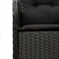 vidaXL 7-tlg. Garten-Essgruppe mit Kissen Schwarz Poly Rattan vidaXL 7-tlg. Garten-Essgruppe mit Kissen Schwarz Poly Rattan