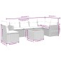 vidaXL 7-tlg. Garten-Sofagarnitur mit Kissen Schwarz Poly Rattan vidaXL 7-tlg. Garten-Sofagarnitur mit Kissen Schwarz Poly Rattan