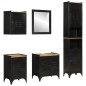vidaXL 5-tlg. Badmöbel-Set Eisen und Massivholz Mango vidaXL 5-tlg. Badmöbel-Set Eisen und Massivholz Mango