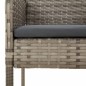 vidaXL 7-tlg. Garten-Essgruppe mit Kissen Grau Poly Rattan vidaXL 7-tlg. Garten-Essgruppe mit Kissen Grau Poly Rattan