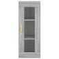 Highboard Grau Sonoma 34,5x34x180 cm Holzwerkstoff Highboard Grau Sonoma 34,5x34x180 cm Holzwerkstoff