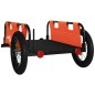 vidaXL Fahrradanhänger Orange Oxford-Gewebe und Eisen vidaXL Fahrradanhänger Orange Oxford-Gewebe und Eisen
