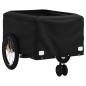 vidaXL Fahrradanhänger Schwarz und Blau 45 kg Eisen vidaXL Fahrradanhänger Schwarz und Blau 45 kg Eisen