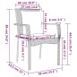 vidaXL 9-tlg. Garten-Essgruppe mit Kissen Grau Poly Rattan vidaXL 9-tlg. Garten-Essgruppe mit Kissen Grau Poly Rattan