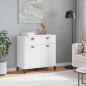vidaXL Sideboard VIKEN Weiß 80x40x80 cm Massivholz Kiefer vidaXL Sideboard VIKEN Weiß 80x40x80 cm Massivholz Kiefer