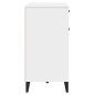 vidaXL Sideboard VIKEN Weiß 80x40x80 cm Massivholz Kiefer vidaXL Sideboard VIKEN Weiß 80x40x80 cm Massivholz Kiefer